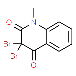 ChemSpider 2D Image | 3,3-Dibromo-1-methyl-2,4(1H,3H)-quinolinedione | C10H7Br2NO2