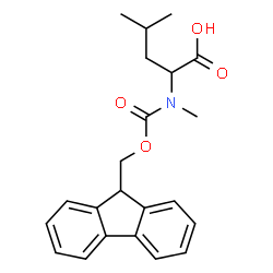 ChemSpider 2D Image | N-[(9H-Fluoren-9-ylmethoxy)carbonyl]-N-methylleucine | C22H25NO4