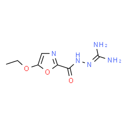 ChemSpider 2D Image | N''-[(5-Ethoxy-1,3-oxazol-2-yl)carbonyl]carbonohydrazonic diamide | C7H11N5O3