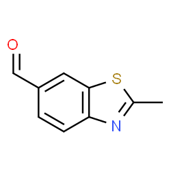 ChemSpider 2D Image | 2-Methyl-1,3-benzothiazole-6-carbaldehyde | C9H7NOS