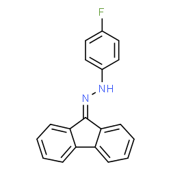 ChemSpider 2D Image | 1-(9H-Fluoren-9-ylidene)-2-(4-fluorophenyl)hydrazine | C19H13FN2