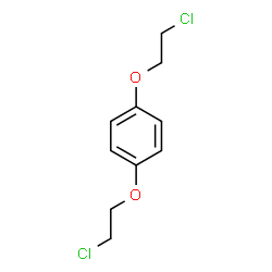 ChemSpider 2D Image | 1,4-Bis(2-chloroethoxy)benzene | C10H12Cl2O2