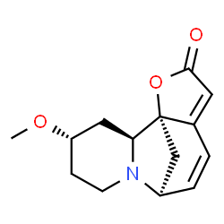 ChemSpider 2D Image | (1S,2S,4S,8S)-4-Methoxy-14-oxa-7-azatetracyclo[6.6.1.0~1,11~.0~2,7~]pentadeca-9,11-dien-13-one | C14H17NO3