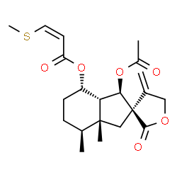ChemSpider 2D Image | (-)-Bakkenolide D | C21H28O6S