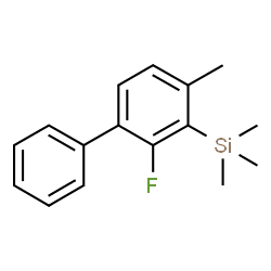 ChemSpider 2D Image | (2-Fluoro-4-methyl-3-biphenylyl)(trimethyl)silane | C16H19FSi