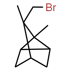 ChemSpider 2D Image | 7-(Bromomethyl)-1,7-dimethyltricyclo[2.2.1.0~2,6~]heptane | C10H15Br