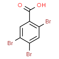 ChemSpider 2D Image | 2,4,5-Tribromobenzoic acid | C7H3Br3O2