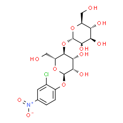 ChemSpider 2D Image | 2-Chloro-4-nitrophenyl 4-O-alpha-L-mannopyranosyl-alpha-D-mannopyranoside | C18H24ClNO13