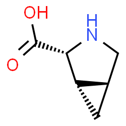 ChemSpider 2D Image | (2R)-3-Azabicyclo[3.1.0]hexane-2-carboxylic acid | C6H9NO2