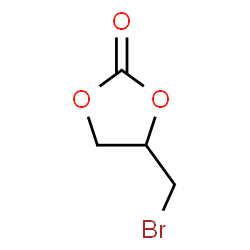 ChemSpider 2D Image | 4-(Bromomethyl)-1,3-dioxolan-2-one | C4H5BrO3