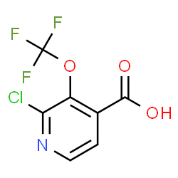 ChemSpider 2D Image | 2-Chloro-3-(trifluoromethoxy)isonicotinic acid | C7H3ClF3NO3