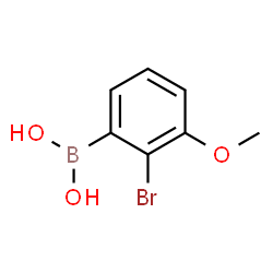 ChemSpider 2D Image | (2-Bromo-3-methoxyphenyl)boronic acid | C7H8BBrO3