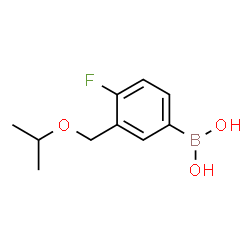 ChemSpider 2D Image | (4-fluoro-3-(isopropoxymethyl)phenyl)boronic acid | C10H14BFO3