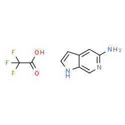 ChemSpider 2D Image | 1H-Pyrrolo[2,3-c]pyridin-5-amine trifluoroacetate (1:1) | C9H8F3N3O2