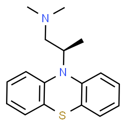 ChemSpider 2D Image | (2R)-N,N-Dimethyl-2-(10H-phenothiazin-10-yl)-1-propanamine | C17H20N2S