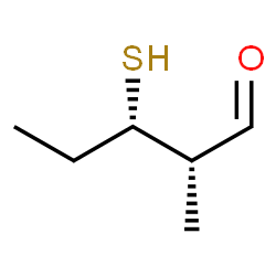 ChemSpider 2D Image | (2S,3S)-2-Methyl-3-sulfanylpentanal | C6H12OS