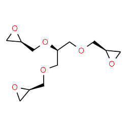 ChemSpider 2D Image | (2R,2'R,2''R)-2,2',2''-[1,2,3-Propanetriyltris(oxymethylene)]trioxirane | C12H20O6