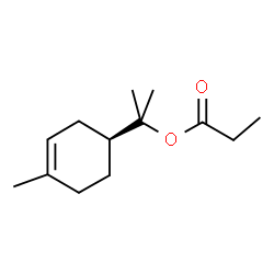 ChemSpider 2D Image | 2-[(1S)-4-Methyl-3-cyclohexen-1-yl]-2-propanyl propionate | C13H22O2