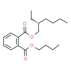 ChemSpider 2D Image | Butyl (2R)-2-ethylhexyl phthalate | C20H30O4