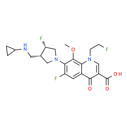 ChemSpider 2D Image | Lascufloxacin | C21H24F3N3O4