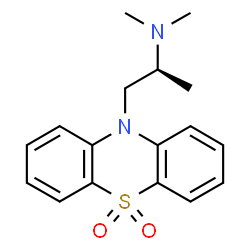 ChemSpider 2D Image | (2R)-1-(5,5-Dioxido-10H-phenothiazin-10-yl)-N,N-dimethyl-2-propanamine | C17H20N2O2S