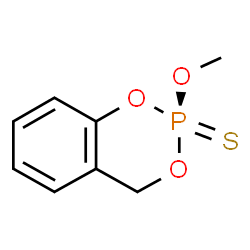 ChemSpider 2D Image | (2R)-2-Methoxy-4H-1,3,2-benzodioxaphosphinine 2-sulfide | C8H9O3PS