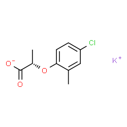 ChemSpider 2D Image | Potassium (2S)-2-(4-chloro-2-methylphenoxy)propanoate | C10H10ClKO3