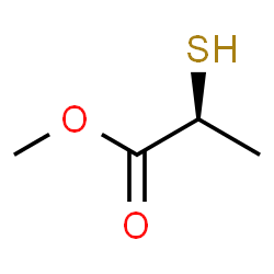 ChemSpider 2D Image | (S)-methyl 2-mercaptopropionate | C4H8O2S