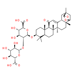ChemSpider 2D Image | LICORICESAPONIN E2 | C42H60O16