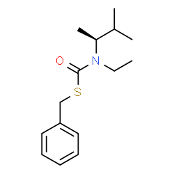 ChemSpider 2D Image | S-Benzyl ethyl[(2S)-3-methyl-2-butanyl]carbamothioate | C15H23NOS