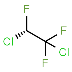ChemSpider 2D Image | (2S)-1,2-Dichloro-1,1,2-trifluoroethane | C2HCl2F3