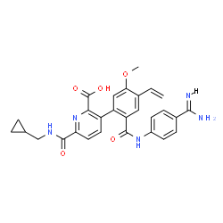 ChemSpider 2D Image | AVORALSTAT | C28H27N5O5
