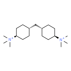 ChemSpider 2D Image | ({Trans)-4,4'-methylenebis(N,N,N-trimethylcyclohexanaminium) | C19H40N2