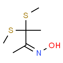 ChemSpider 2D Image | (2Z)-N-Hydroxy-3,3-bis(methylsulfanyl)-2-butanimine | C6H13NOS2
