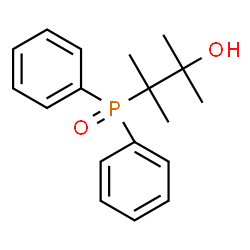 ChemSpider 2D Image | 3-(Diphenylphosphoryl)-2,3-dimethyl-2-butanol | C18H23O2P