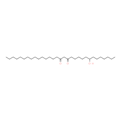 ChemSpider 2D Image | 8-Hydroxy-14,16-hentriacontanedione | C31H60O3