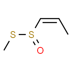 ChemSpider 2D Image | S-Methyl (1Z)-1-propene-1-sulfinothioate | C4H8OS2