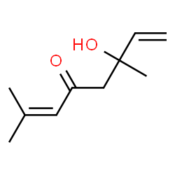 ChemSpider 2D Image | 6-Hydroxy-2,6-dimethyl-2,7-octadien-4-one | C10H16O2