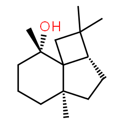 ChemSpider 2D Image | (2aS,4aR,8S)-2,2,4a,8-Tetramethyldecahydrocyclobuta[c]inden-8-ol | C15H26O
