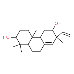 ChemSpider 2D Image | Pimara-8(14),15-diene-3,12-diol | C20H32O2