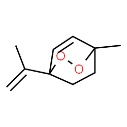 ChemSpider 2D Image | 1-Isopropenyl-4-methyl-2,3-dioxabicyclo[2.2.2]oct-5-ene | C10H14O2