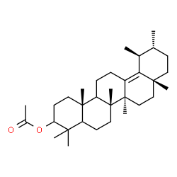 ChemSpider 2D Image | (5xi,9xi)-Urs-13(18)-en-3-yl acetate | C32H52O2