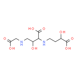 ChemSpider 2D Image | N-(3-Carboxy-3-hydroxypropyl)-4-[(carboxymethyl)amino]threonine | C10H18N2O8
