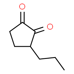 ChemSpider 2D Image | 3-Propyl-1,2-cyclopentanedione | C8H12O2