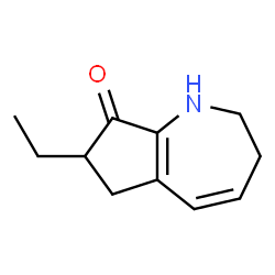 ChemSpider 2D Image | 7-Ethyl-2,3,6,7-tetrahydrocyclopent[b]azepin-8(1H)-one | C11H15NO