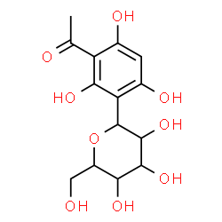 ChemSpider 2D Image | 1-(3-Acetyl-2,4,6-trihydroxyphenyl)-1,5-anhydrohexitol | C14H18O9