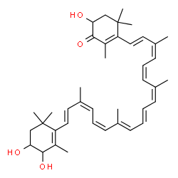 ChemSpider 2D Image | (9cis,9'cis,11cis,11'cis,13cis)-3,3',4'-Trihydroxy-beta,beta-caroten-4-one | C40H54O4
