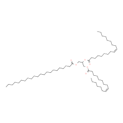 ChemSpider 2D Image | 3-[(9Z)-9-Hexadecenoyloxy]-2-[(9Z)-9-octadecenoyloxy]propyl docosanoate | C59H110O6