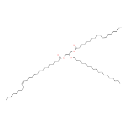 ChemSpider 2D Image | 3-[(11Z)-11-Octadecenoyloxy]-2-(octadecyloxy)propyl (15Z)-15-tetracosenoate | C63H120O5