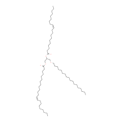 ChemSpider 2D Image | 2-[(11Z)-11-Icosenoyloxy]-3-(octadecyloxy)propyl (13Z)-13-docosenoate | C63H120O5